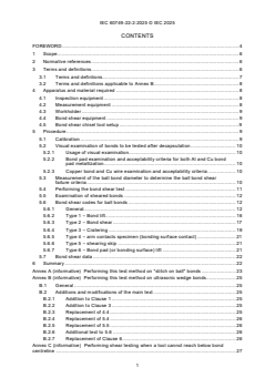 IEC 60749-22-2:2025 - Semiconductor devices - Mechanical and climatic test methods - Part 22-2: Bond strength - Wire bond shear test methods
Released:26. 11. 2025
Isbn:9782832708828 - Page 3 preview