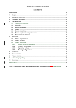 IEC 60749-23:2025 IEC 60749-23:2025 RLV - Semiconductor devices - Mechanical and climatic test methods - Part 23: High temperature operating life
Released:9. 12. 2025
Isbn:9782832709412 - Page 3 preview
