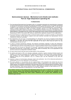 IEC 60749-23:2025 IEC 60749-23:2025 RLV - Semiconductor devices - Mechanical and climatic test methods - Part 23: High temperature operating life
Released:9. 12. 2025
Isbn:9782832709412 - Page 4 preview