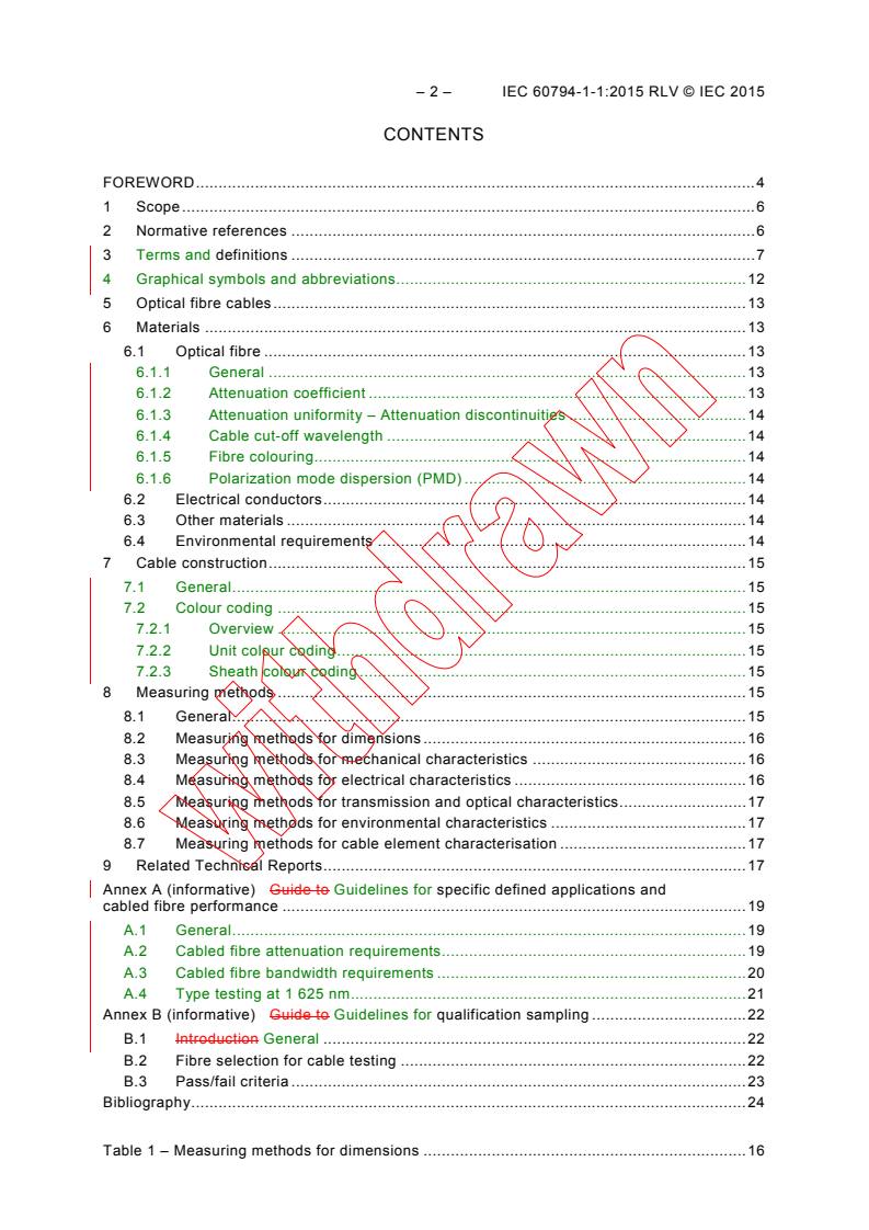 IEC 60794-1-1:2015 IEC 60794-1-1:2015 RLV - Optical fibre cables - Part 1-1: Generic specification - General
Released:11/13/2015 - Page 4 preview