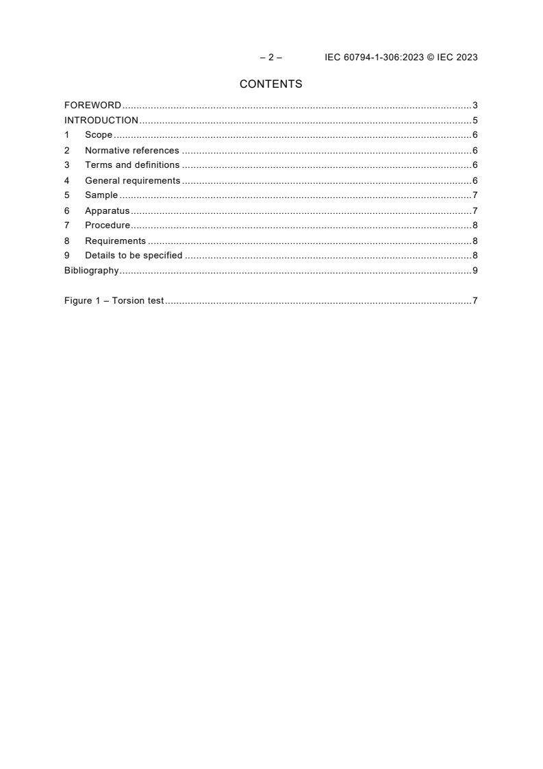 IEC 60794-1-306:2023 IEC 60794-1-306:2023 - Optical fibre cables - Part 1-306: Generic specification - Basic optical cable test procedures - Cable element test methods - Ribbon torsion, Method G6
Released:9/19/2023 - Page 4 preview