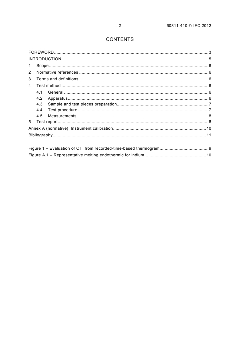 SIST IEC 60839-1-3:1995 IEC 60811-410:2012 - Electric and optical fibre cables - Test methods for non-metallic materials - Part 410: Miscellaneous tests - Test method for copper-catalyzed oxidative degradation of polyolefin insulated conductors
Released:3/12/2012 - Page 4 preview