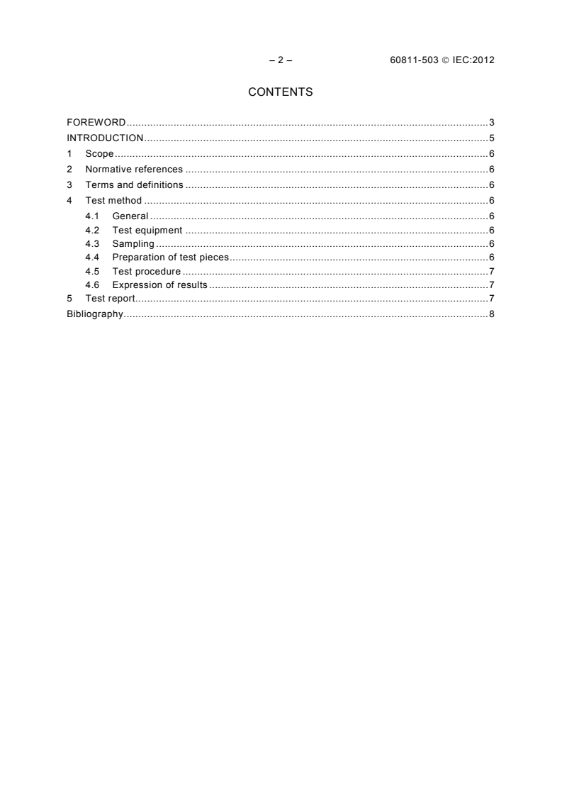 SIST IEC 60839-2-5:1995 IEC 60811-503:2012 - Electric and optical fibre cables - Test methods for non-metallic materials - Part 503: Mechanical tests - Shrinkage test for sheaths
Released:3/13/2012 - Page 4 preview
