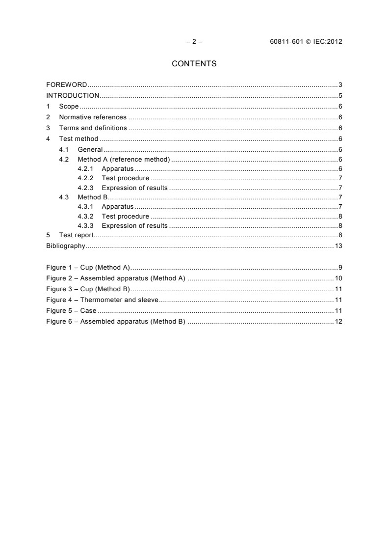 IEC 60811-601:2012 IEC 60811-601:2012 - Electric and optical fibre cables - Test methods for non-metallic materials - Part 601: Physical tests - Measurement of the drop point of filling compounds
Released:3/13/2012 - Page 4 preview