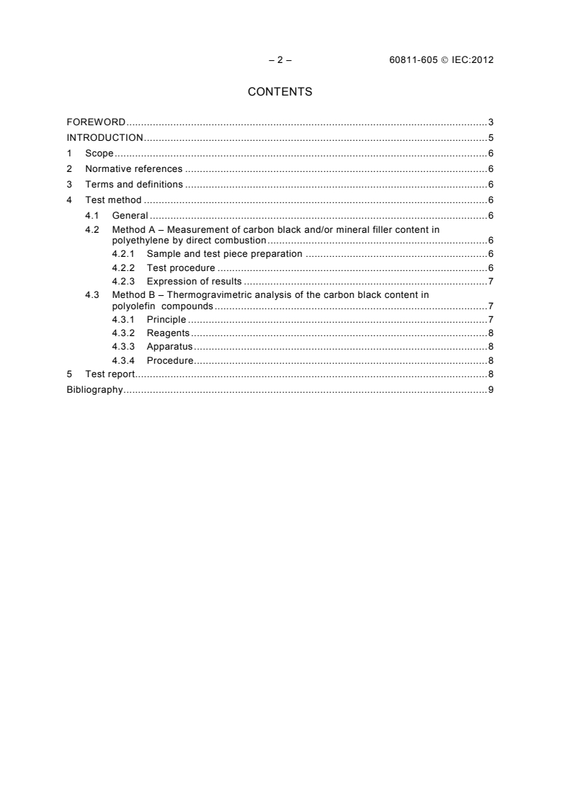 IEC 60811-605:2012 IEC 60811-605:2012 - Electric and optical fibre cables - Test methods for non-metallic materials - Part 605: Physical tests - Measurement of carbon black and/or mineral filler in polyethylene compounds
Released:3/13/2012 - Page 4 preview