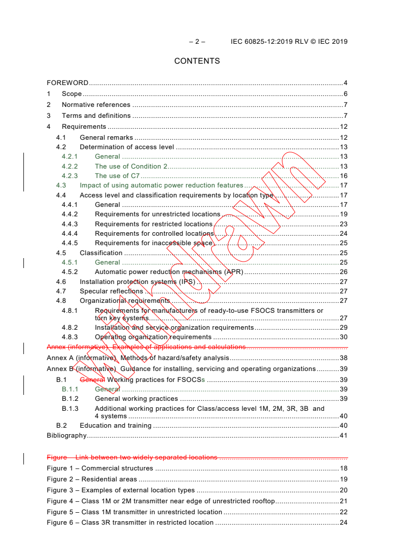 IEC 60825-12:2019 IEC 60825-12:2019 RLV - Safety of laser products - Part 12: Safety of free space optical communication systems used for transmission of information
Released:2/8/2019 - Page 4 preview