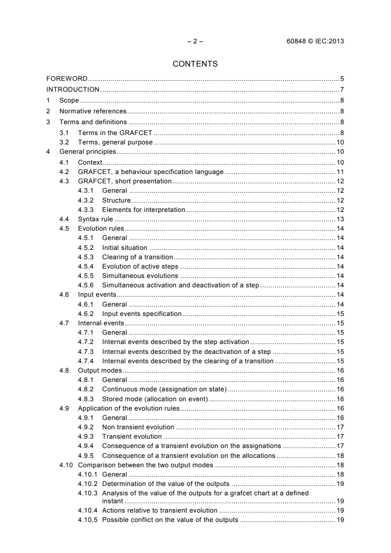 IEC 60848:2013 IEC 60848:2013 - GRAFCET specification language for sequential function charts
Released:2/27/2013 - Page 4 preview
