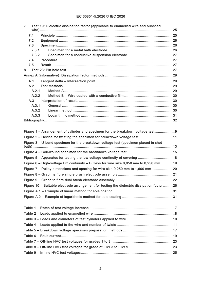 IEC 60851-5:2026 iec60851-5{ed5.0}en - Winding wires - Test methods - Part 5: Electrical properties - Page 4 preview