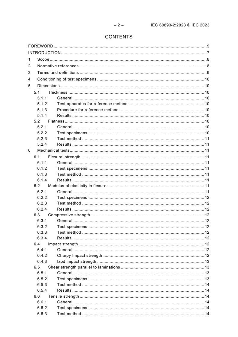IEC 60893-2:2023 IEC 60893-2:2023 - Insulating materials - Industrial rigid laminated sheets based on thermosetting resins for electrical purposes - Part 2: Methods of test
Released:11/13/2023 - Page 4 preview