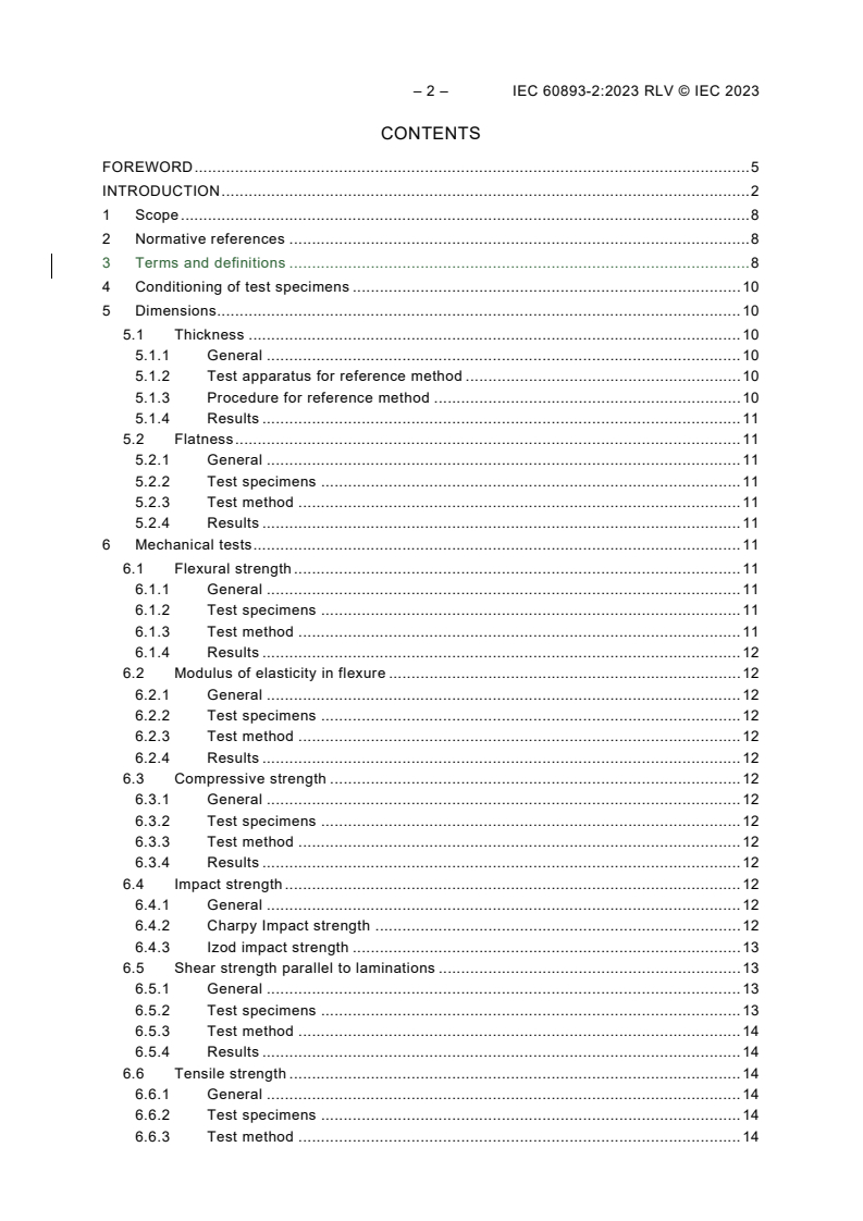 IEC 60893-2:2023 IEC 60893-2:2023 RLV - Insulating materials - Industrial rigid laminated sheets based on thermosetting resins for electrical purposes - Part 2: Methods of test
Released:11/13/2023 - Page 4 preview