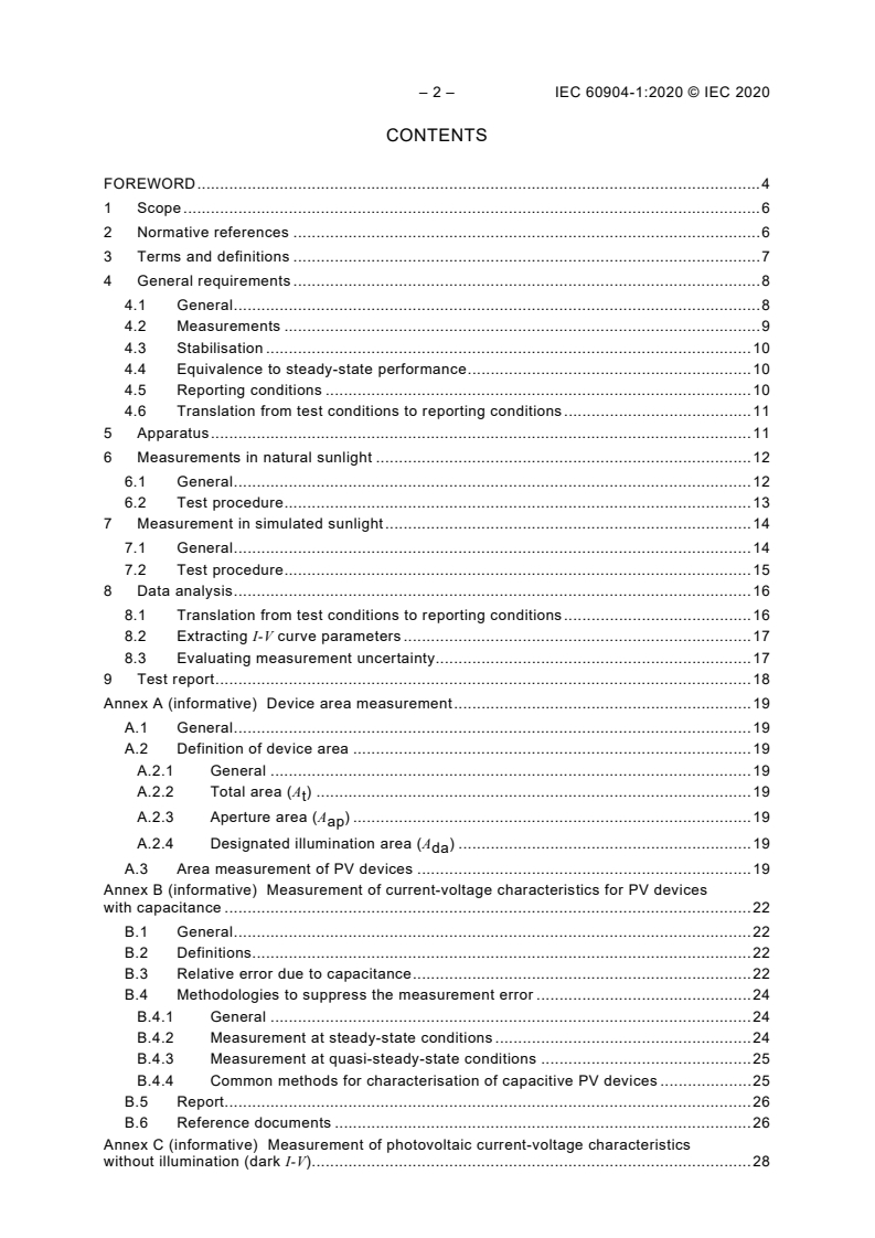 IEC 60904-1:2020 IEC 60904-1:2020 - Photovoltaic devices - Part 1: Measurement of photovoltaic current-voltage characteristics
Released:9/25/2020 - Page 4 preview