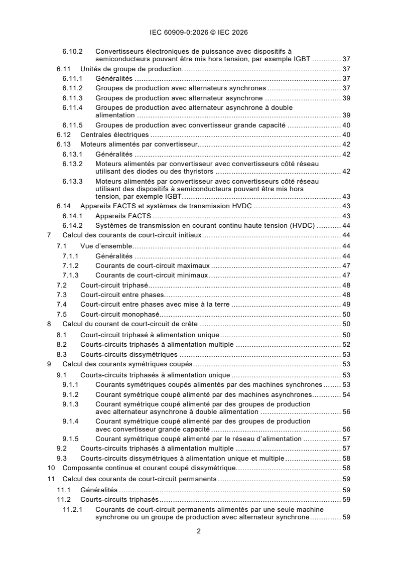 IEC 60909-0:2026 IEC 60909-0:2026 - Courants de court-circuit dans les réseaux triphasés à courant alternatif - Partie 0: Calcul des courants - Page 4 preview