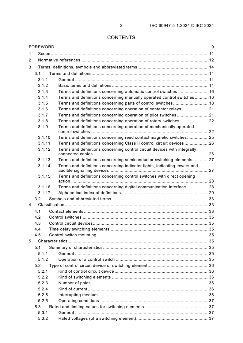IEC 60947-5-1:2024 IEC 60947-5-1:2024 - Low-voltage switchgear and controlgear - Part 5-1: Control circuit devices and switching elements - Electromechanical control circuit devices
Released:3/26/2024 - Page 4 preview