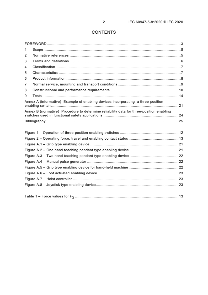 IEC 60947-5-8:2020 IEC 60947-5-8:2020 - Low-voltage switchgear and controlgear - Part 5-8: Control circuit devices and switching elements - Three-position enabling switches
Released:8/12/2020 - Page 4 preview