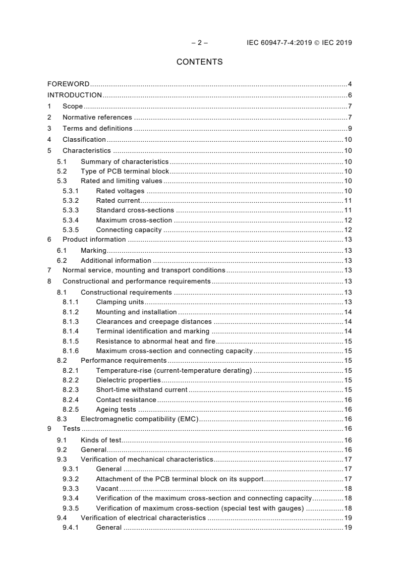 IEC 60947-7-4:2019 IEC 60947-7-4:2019 - Low-voltage switchgear and controlgear - Part 7-4: Ancillary equipment - PCB terminal blocks for copper conductors
Released:1/18/2019 - Page 4 preview