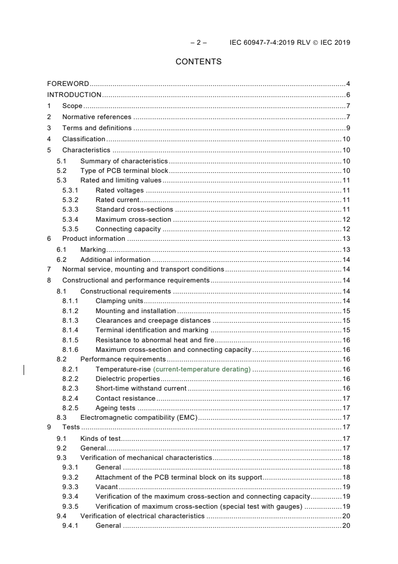 IEC 60947-7-4:2019 IEC 60947-7-4:2019 RLV - Low-voltage switchgear and controlgear - Part 7-4: Ancillary equipment - PCB terminal blocks for copper conductors
Released:1/18/2019 - Page 4 preview