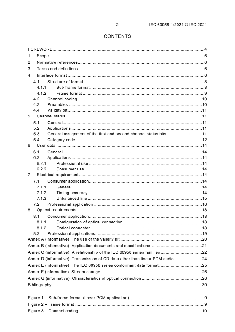 IEC 60958-1:2021 IEC 60958-1:2021 - Digital audio interface - Part 1: General
Released:9/1/2021 - Page 4 preview