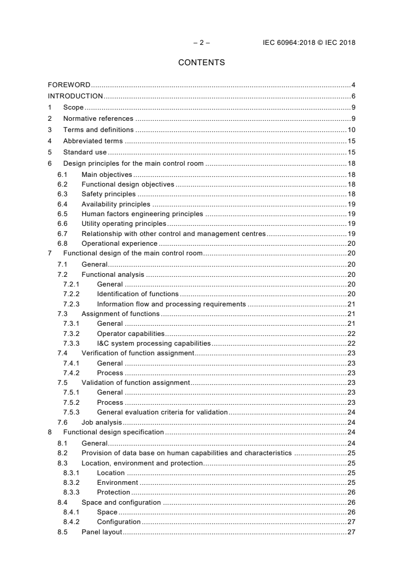 IEC 60964:2018 IEC 60964:2018 - Nuclear power plants - Control rooms - Design
Released:11/16/2018 - Page 4 preview