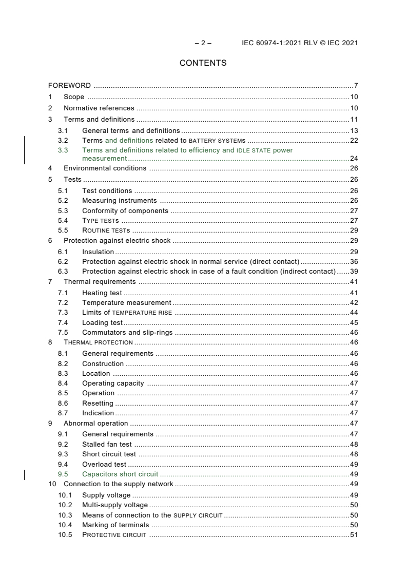 IEC 60974-1:2021 IEC 60974-1:2021 RLV - Arc welding equipment - Part 1: Welding power sources
Released:6/29/2021 - Page 4 preview