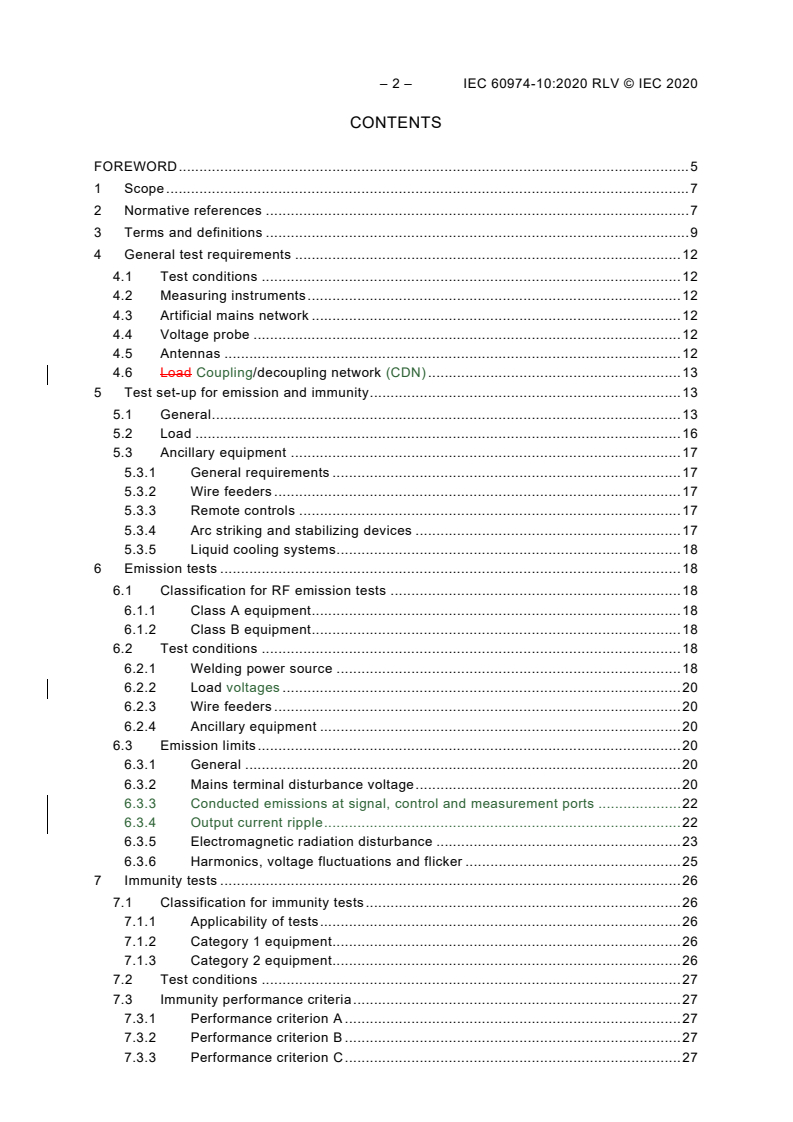 IEC 60974-10:2020 IEC 60974-10:2020 RLV - Arc welding equipment - Part 10: Electromagnetic compatibility (EMC) requirements
Released:4/15/2020 - Page 4 preview