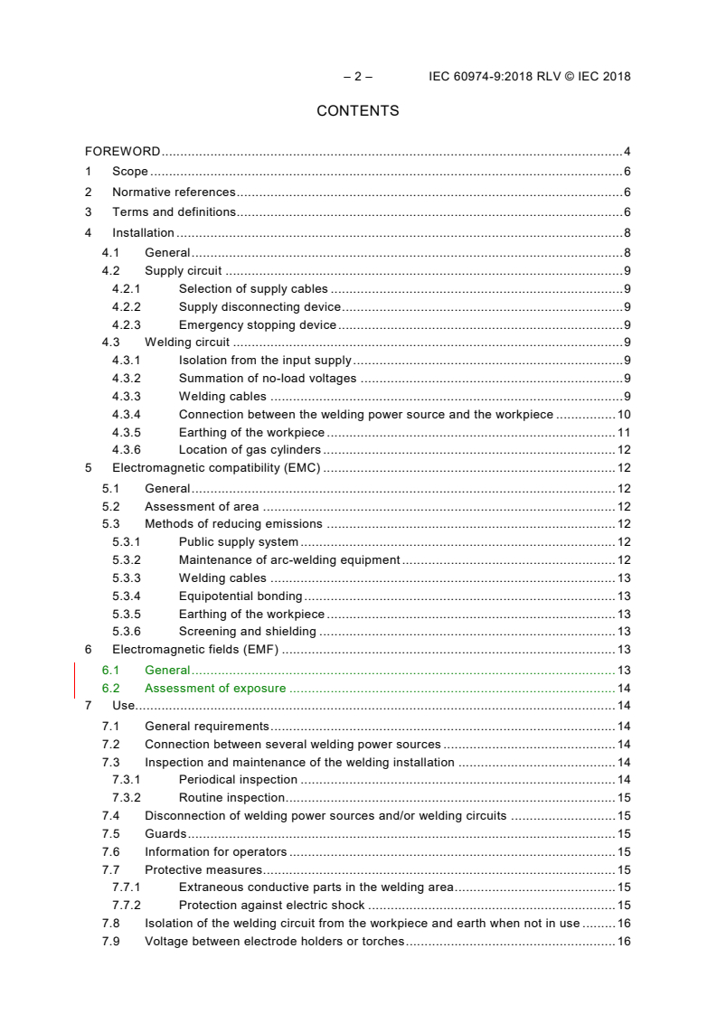 IEC 60974-9:2018 IEC 60974-9:2018 RLV - Arc welding equipment - Part 9: Installation and use
Released:4/27/2018 - Page 4 preview