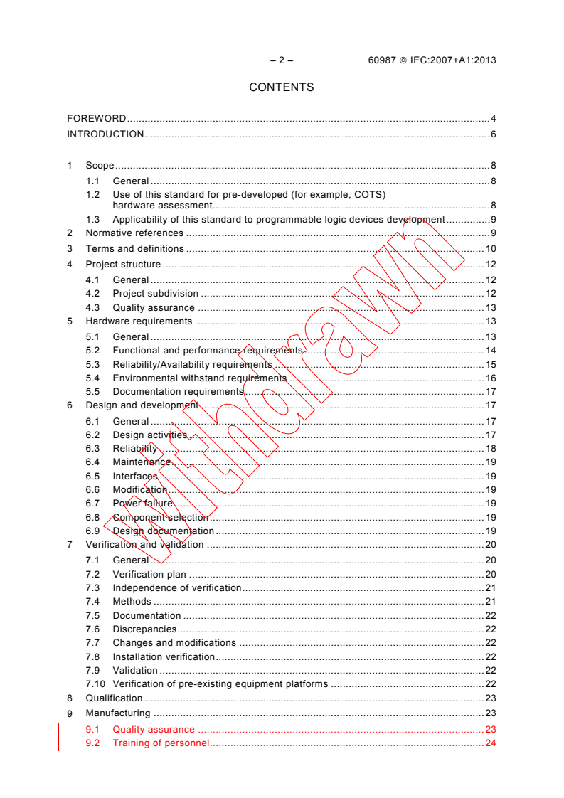 IEC 60987:2007 IEC 60987:2007+AMD1:2013 CSV - Nuclear power plants - Instrumentation and control important to safety - Hardware design requirements for computer-based systems
Released:2/22/2013 - Page 4 preview