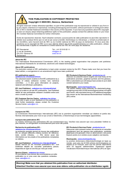 IEC 61000-4-27:2000/AMD2:2025 - Amendment 2 - Electromagnetic compatibility (EMC) - Part 4-27: Testing and measurement techniques – Unbalance, immunity test for equipment with input current not exceeding 16 A per phase
Released:16. 09. 2025
Isbn:9782832706756 - Page 2 preview