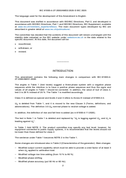IEC 61000-4-27:2000/AMD2:2025 - Amendment 2 - Electromagnetic compatibility (EMC) - Part 4-27: Testing and measurement techniques – Unbalance, immunity test for equipment with input current not exceeding 16 A per phase
Released:16. 09. 2025
Isbn:9782832706756 - Page 4 preview