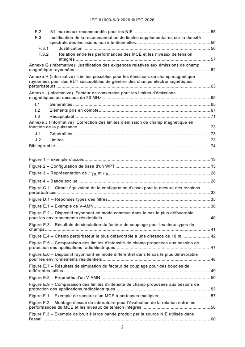 IEC 61000-6-3:2026 IEC 61000-6-3:2026 - Compatibilité électromagnétique (CEM) - Partie 6-3: Normes génériques - Norme sur l'émission relative aux appareils utilisés dans les environnements résidentiels - Page 4 preview