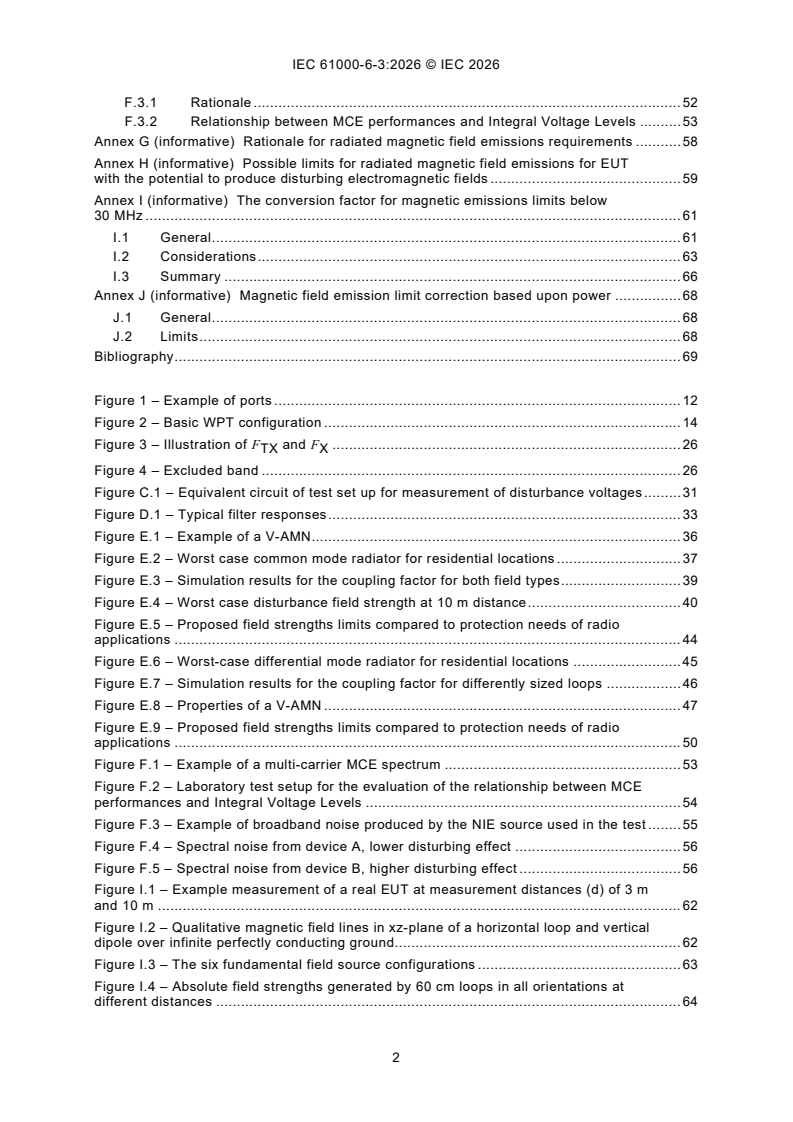 IEC 61000-6-3:2026 IEC 61000-6-3:2026 - Electromagnetic compatibility (EMC) - Part 6-3: Generic standards - Emission standard for equipment in residential locations - Page 4 preview