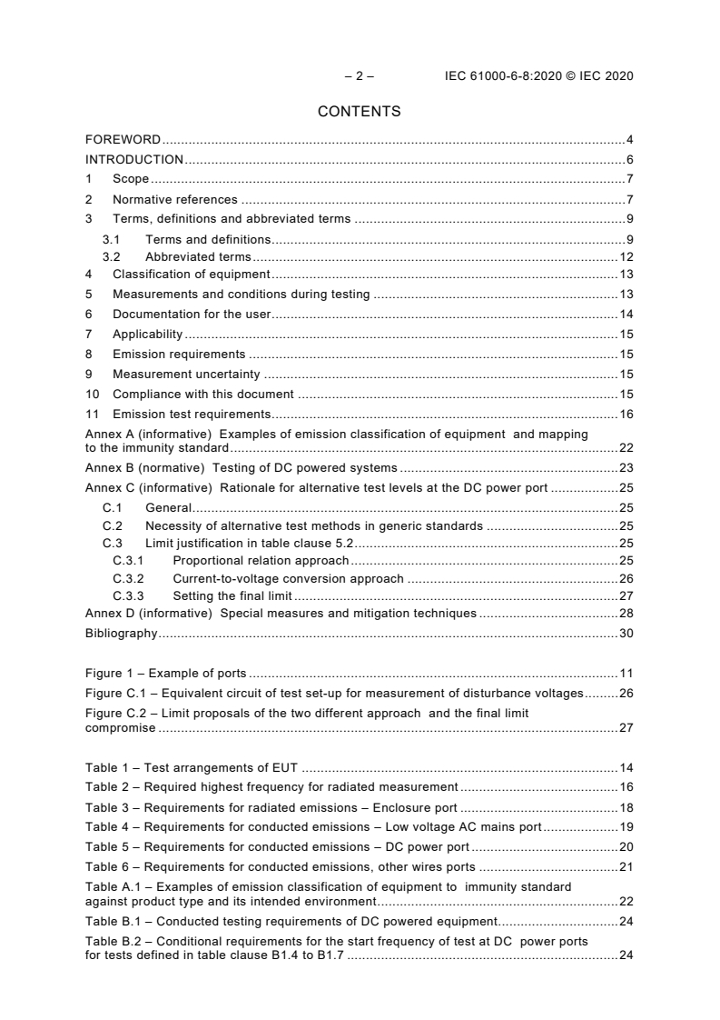 IEC 61000-6-8:2020 IEC 61000-6-8:2020 - Electromagnetic compatibility (EMC) - Part 6-8: Generic standards - Emission standard for professional equipment in commercial and light-industrial locations
Released:7/30/2020 - Page 4 preview