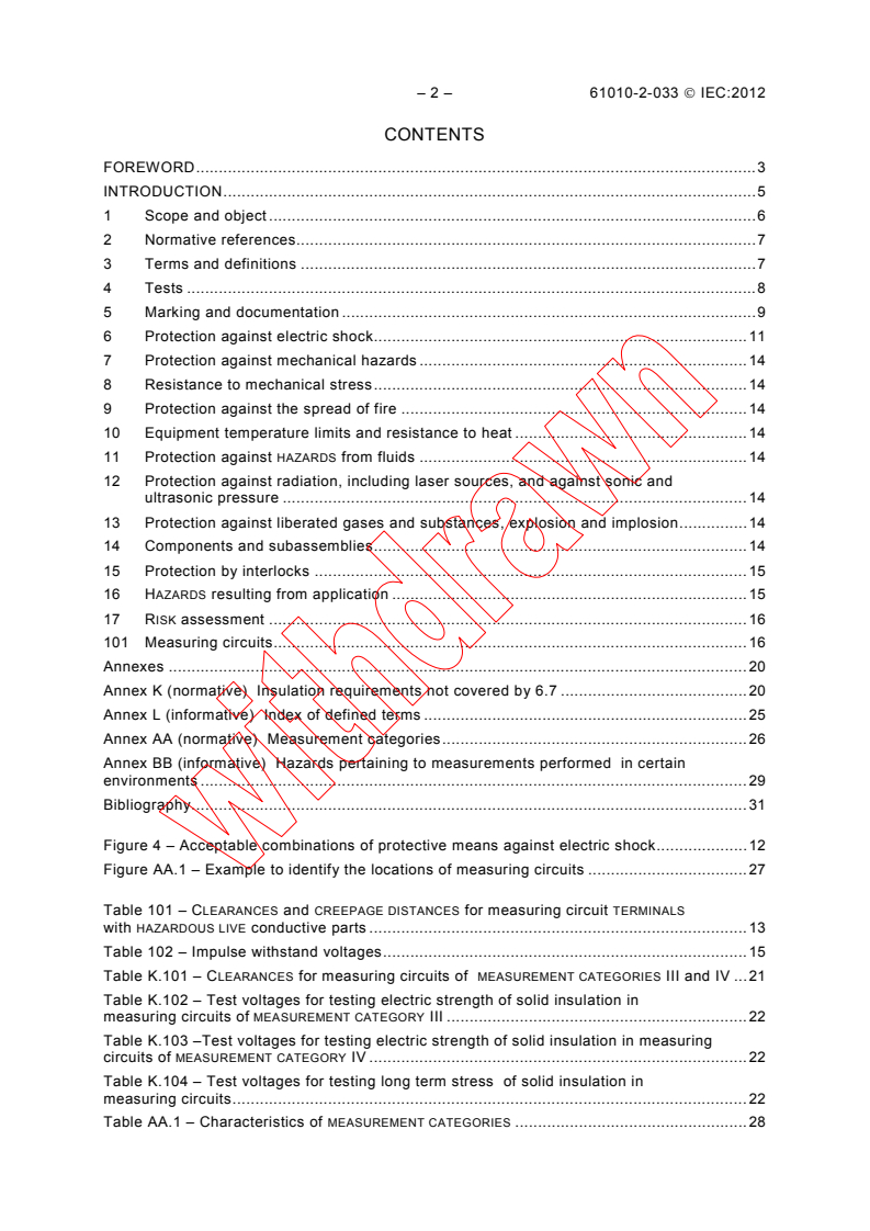 IEC 61010-2-033:2012 IEC 61010-2-033:2012 - Safety requirements for electrical equipment for measurement, control, and laboratory use - Part 2-033: Particular requirements for hand-held multimeters and other meters, for domestic and professional use, capable of measuring mains voltage
Released:4/4/2012 - Page 4 preview
