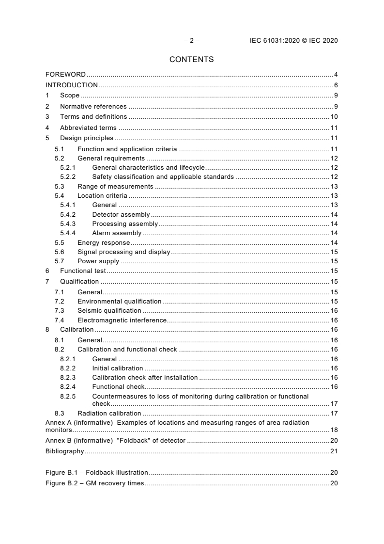 IEC 61031:2020 IEC 61031:2020 - Nuclear facilities - Instrumentation and control systems - Design, location and application criteria for installed area gamma radiation dose rate monitoring equipment for use during normal operation and anticipated operational occurrences
Released:7/28/2020 - Page 4 preview