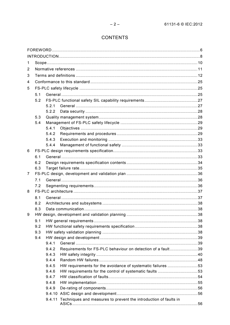 IEC 61131-6:2012 IEC 61131-6:2012 - Programmable controllers - Part 6: Functional safety
Released:10/2/2012 - Page 4 preview