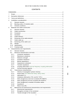 IEC 61156-12:2025 RLV - Multicore and symmetrical pair/quad cables for digital communications - Part 12: Symmetrical single pair cables with transmission characteristics up to 1,25 GHz - Work area wiring - Sectional specification
Released:30. 04. 2025
Isbn:9782832704073 - Page 4 preview