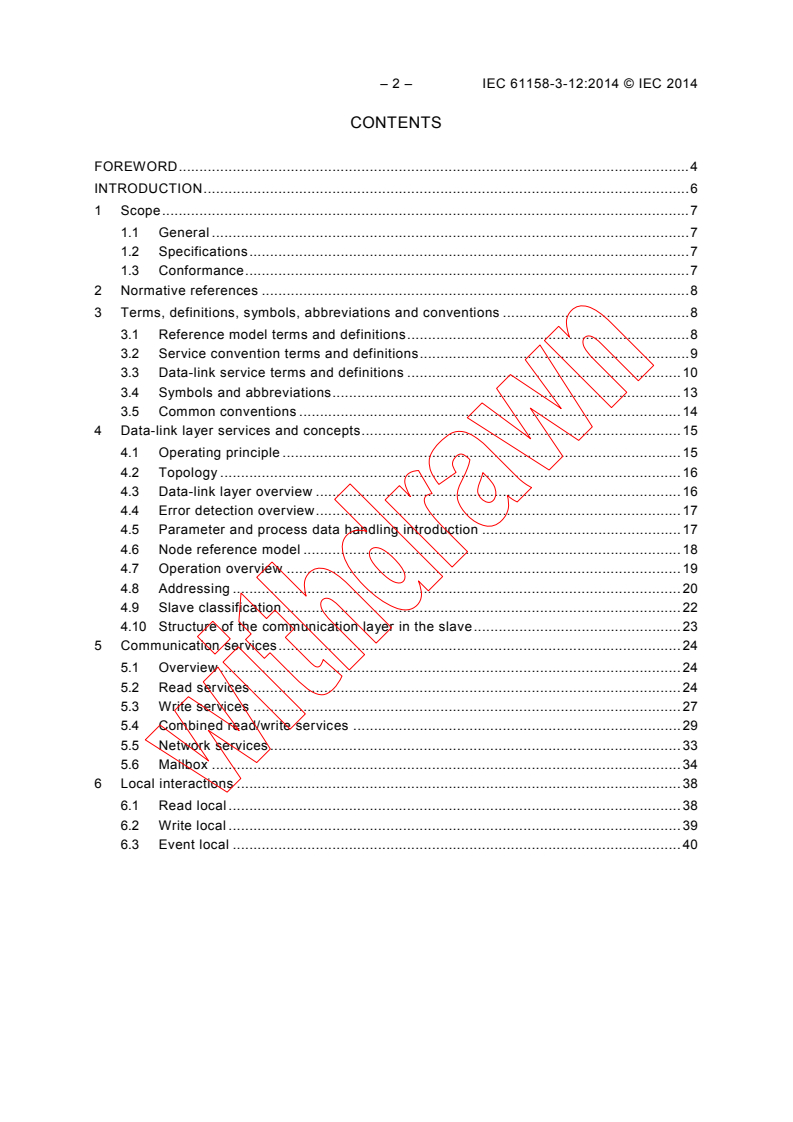 IEC 61158-3-12:2014 IEC 61158-3-12:2014 - Industrial communication networks - Fieldbus specifications - Part 3-12: Data-link layer service definition - Type 12 elements
Released:8/13/2014 - Page 4 preview