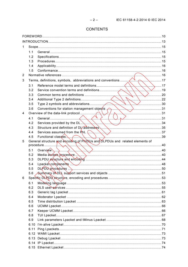 IEC 61158-4-2:2014 IEC 61158-4-2:2014 - Industrial communication networks - Fieldbus specifications - Part 4-2: Data-link layer protocol specification - Type 2 elements
Released:8/15/2014 - Page 4 preview