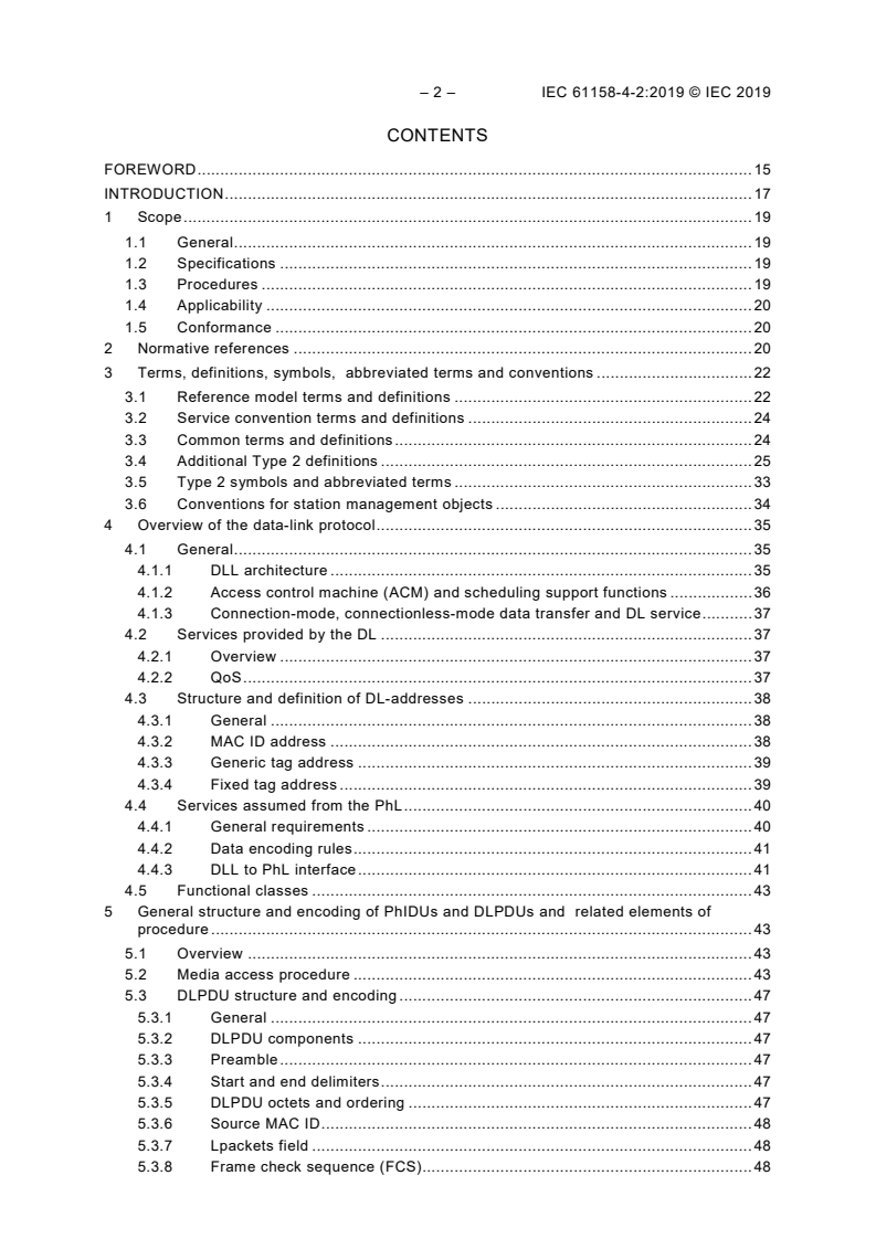 IEC 61158-4-2:2019 IEC 61158-4-2:2019 - Industrial communication networks - Fieldbus specifications - Part 4-2: Data-link layer protocol specification - Type 2 elements
Released:4/18/2019 - Page 4 preview
