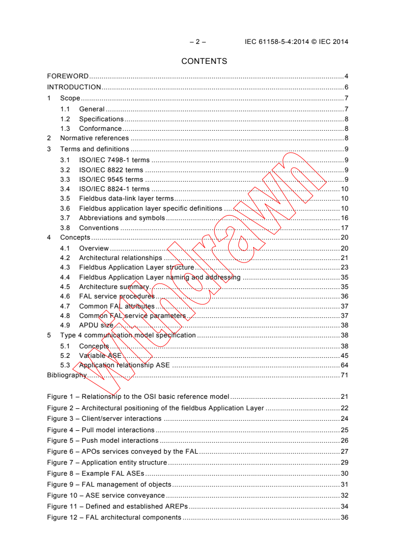 IEC 61158-5-4:2014 IEC 61158-5-4:2014 - Industrial communication networks - Fieldbus specifications - Part 5-4: Application layer service definition - Type 4 elements
Released:8/18/2014 - Page 4 preview