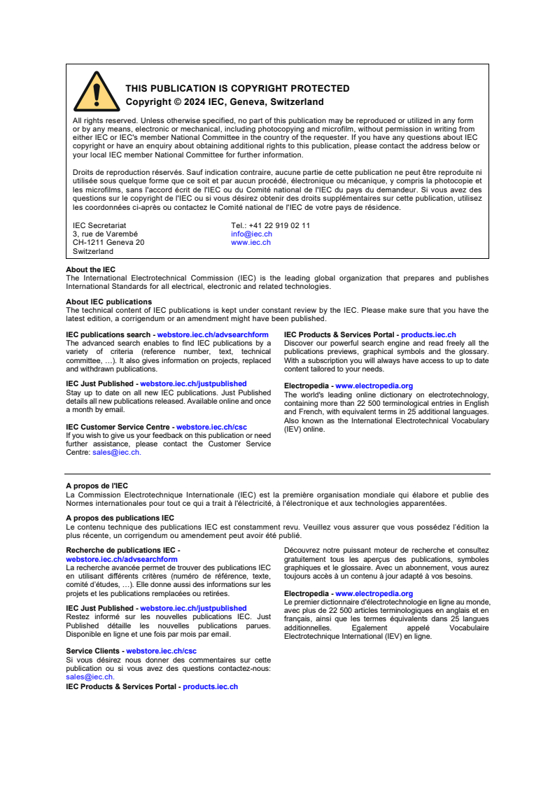 IEC 61162-1:2024 IEC 61162-1:2024 - Maritime navigation and radiocommunication equipment and systems - Digital interfaces - Part 1: Single talker and multiple listeners
Released:4/4/2024 - Page 2 preview