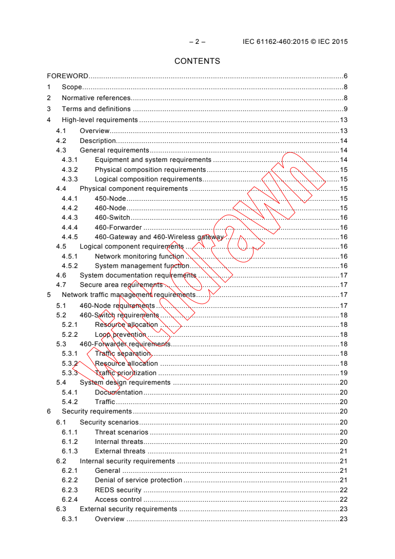 IEC 61162-460:2015 IEC 61162-460:2015 - Maritime navigation and radiocommunication equipment and systems - Digital interfaces - Part 460: Multiple talkers and multiple listeners - Ethernet interconnection - Safety and security
Released:8/18/2015 - Page 4 preview
