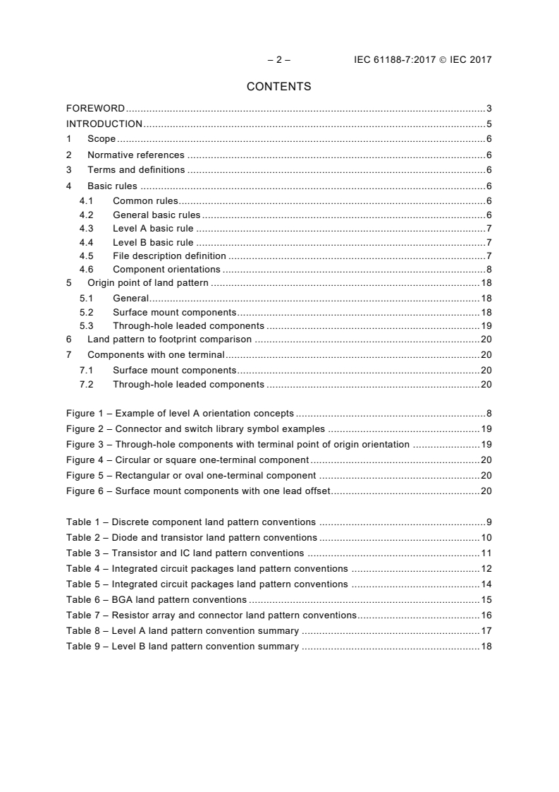 IEC 61188-7:2017 IEC 61188-7:2017 - Printed boards and printed board assemblies - Design and use - Part 7: Electronic component zero orientation for CAD library construction
Released:9/24/2019 - Page 4 preview