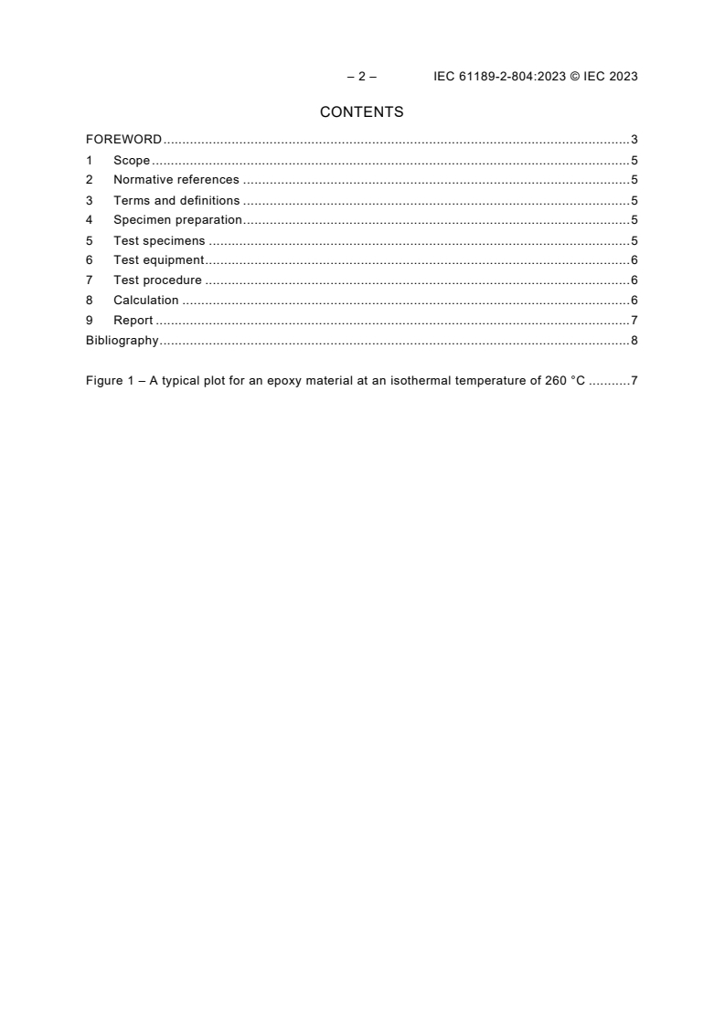 IEC 61189-2-804:2023 IEC 61189-2-804:2023 - Test methods for electrical materials, printed boards and other interconnection structures and assemblies - Part 2-804: Test methods for time to delamination - T260, T288, T300
Released:8/25/2023 - Page 4 preview