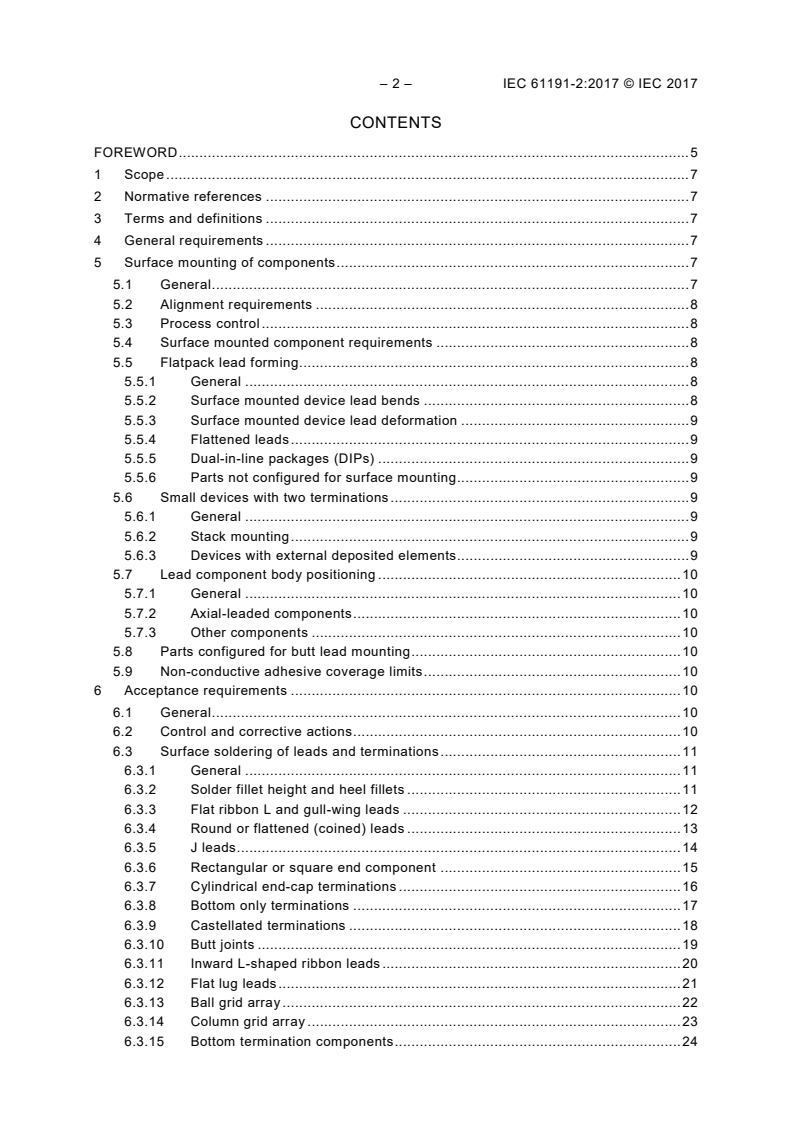 IEC 61191-2:2017 IEC 61191-2:2017 - Printed board assemblies - Part 2: Sectional specification - Requirements for surface mount soldered assemblies
Released:5/23/2017 - Page 4 preview