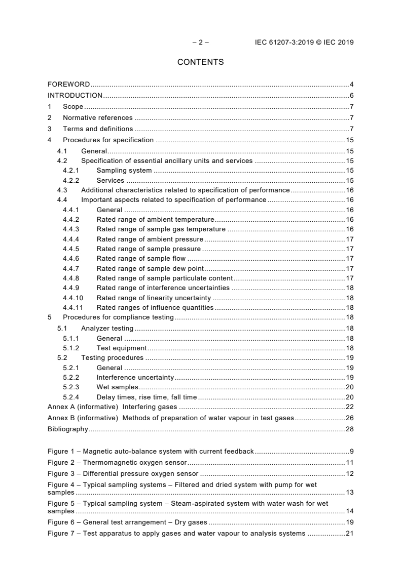 IEC 61207-3:2019 IEC 61207-3:2019 - Gas Analyzers - Expression of performance - Part 3: Paramagnetic oxygen analysers
Released:6/26/2019 - Page 4 preview