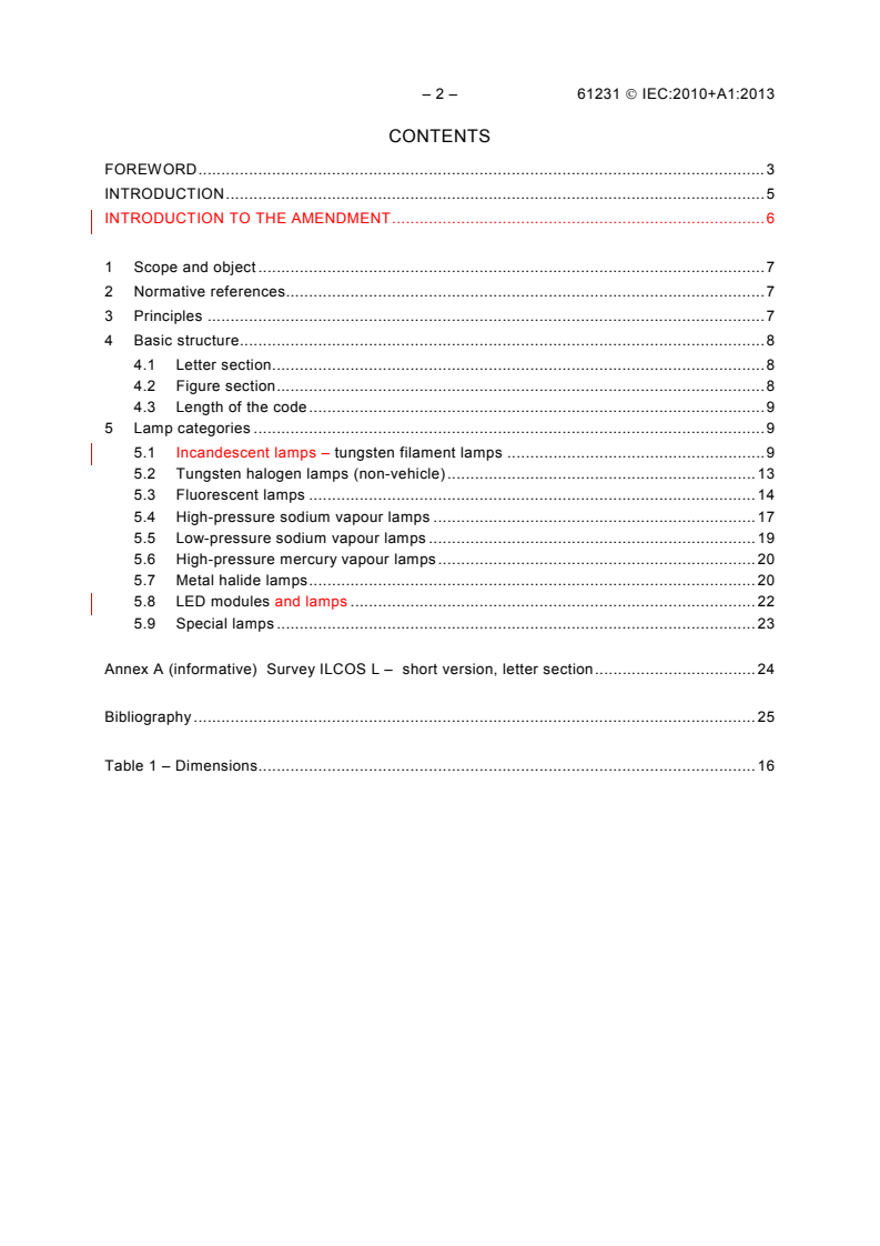 IEC 61231:2010 IEC 61231:2010+AMD1:2013 CSV - International lamp coding system (ILCOS)
Released:6/27/2013 - Page 4 preview