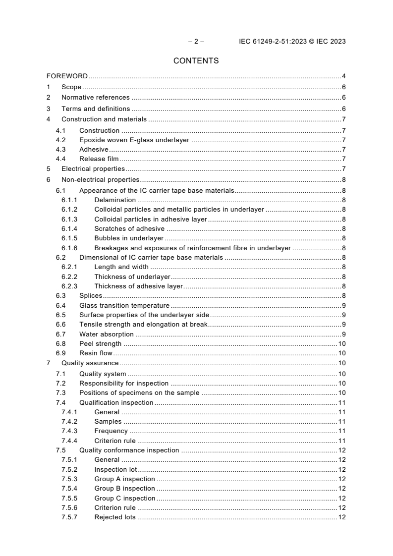 IEC 61249-2-51:2023 IEC 61249-2-51:2023 - Materials for printed boards and other interconnecting structures - Part 2-51: Reinforced base materials, clad and unclad - Base materials for integrated circuit card carrier tape, unclad
Released:5/11/2023 - Page 4 preview