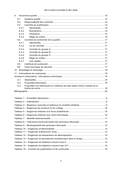 IEC 61249-2-53:2025 - Matériaux pour circuits imprimés et autres structures d’interconnexion - Partie 2-53: Matériaux de base renforcés, métallisés et non métallisés - Feuilles stratifiées non chargées en PTFE d’inflammabilité définie (essai de combustion verticale), plaquées cuivre
Released:10. 10. 2025
Isbn:9782832707517 - Page 4 preview