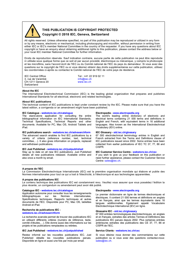 IEC 61291-1:2018 IEC 61291-1:2018 - Optical amplifiers - Part 1: Generic specification
Released:2/20/2018 - Page 2 preview