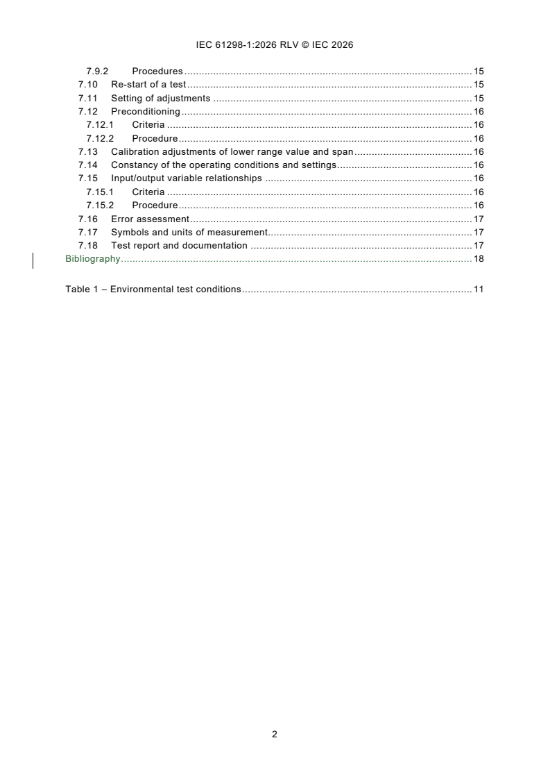 IEC 61298-1:2026 REDLINE IEC 61298-1:2026 RLV - Process measurement and control devices - General methods and procedures for evaluating performance - Part 1: General considerations - Page 4 preview
